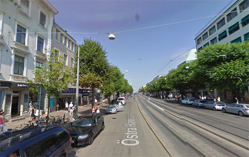 2009 - Östra Hamngatan in Göteborg (Google Streetview)