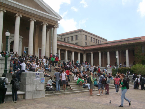 2016 - University of Cape Town  Upper Campus on Jammie Plaza in Cape Town 