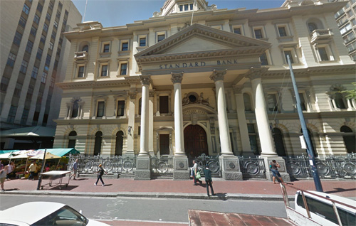 2016 - Standard Bank at Adderley St in Cape Town SA  (Google Streetview)