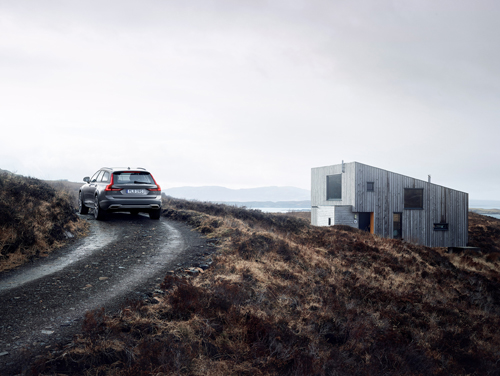 2016 - Volvo V90 Cross Country at The Hen House in Fiscavaig on Isle of Skye in Scotland, UK