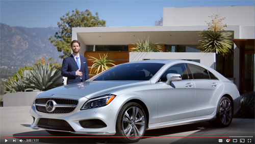 2015 - Mercedes-Benz 2015 CLS Coupe Video Brochure from Youtube at Pasadena House!