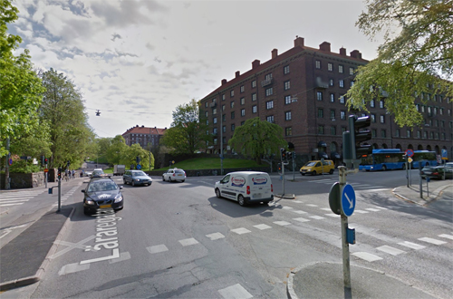 2016 - At the corner of Läraregatan and Röhssgatan in Göteborg (Google Streetview)