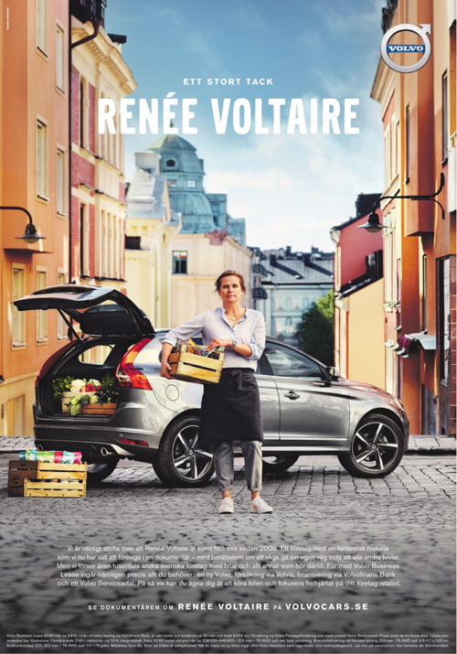 2016 - Volvo Business Lease Campaign with Renee Voltaire