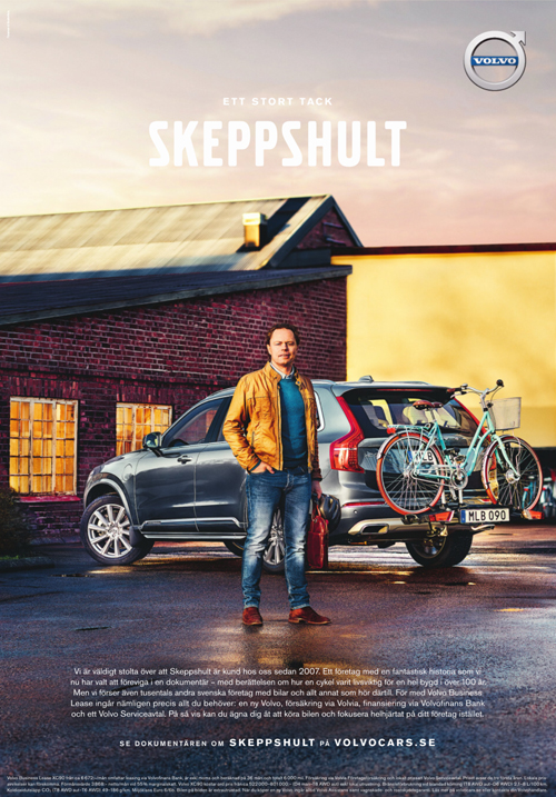 2016 - Volvo Business Lease Campaign in Sweden with Skeppshult