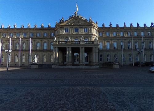 2016 - Das Neues Schloss in Stuttgart (Google Streetview)