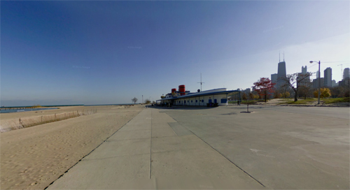 2016 - North Avenue Beach in Chicago - USA (Google Streetview)
