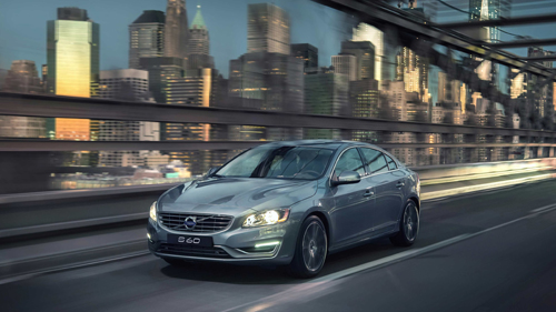 2016 - Volvo S60 on Brooklyn Bridge in New York, USA.