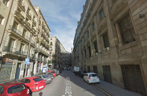 2016 - Carrer de l'Hostal d'en Sol in Barcelona, Spain (Google Streetview)