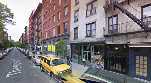 2009- 92 Thompson St in SoHo in Lower Manhattan in New York (Google Streetview)