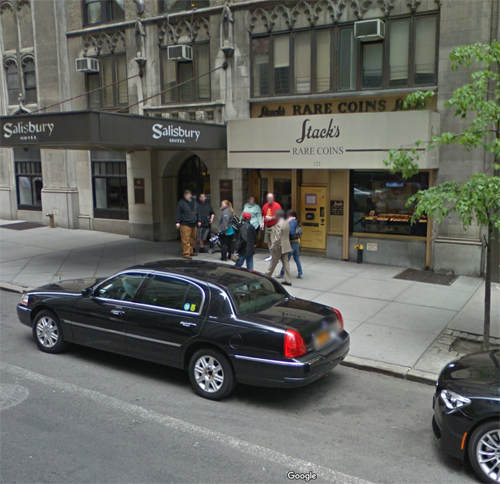 2017 - Stack's Rare Gold on 123 W 57th St in Midtown, New York, USA (Google Streetview)